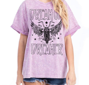 Dream on Dreamer Lavender Tee