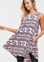 Load image into Gallery viewer, Aztec Pink Dress